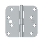 4 x 4 x 5/8 Radius Residential Security Hinge, Deltana S44R5BK-S