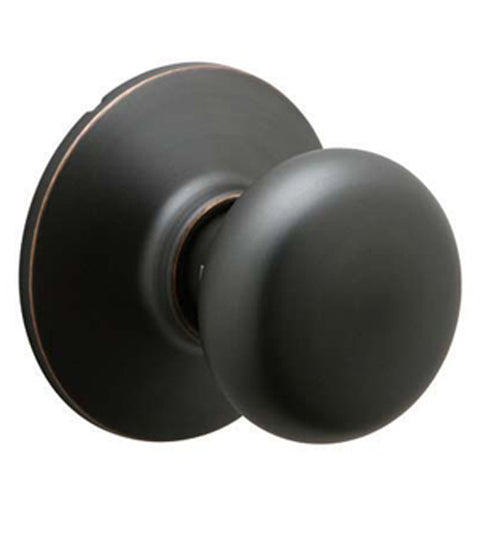 Plymouth Door Knob Set, Schlage F-PLY