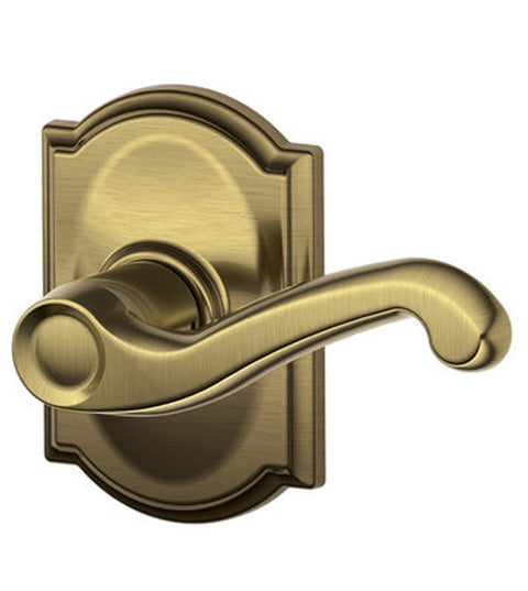 Flair Lever With Camelot Rose, Schlage F-FLA-CAM