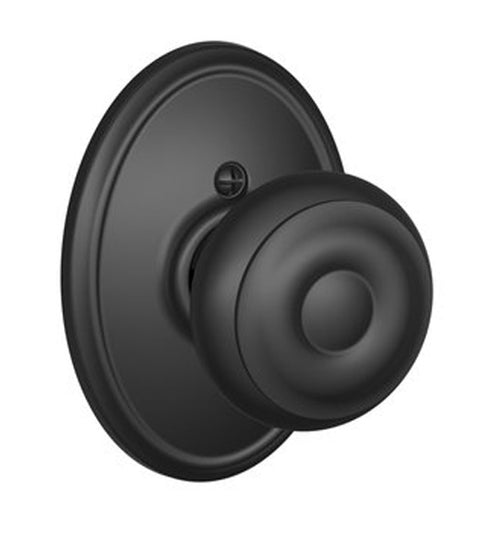 Doorware.com Georgian Knob With Wakefield Rose, Schlage F-GEO-WKF