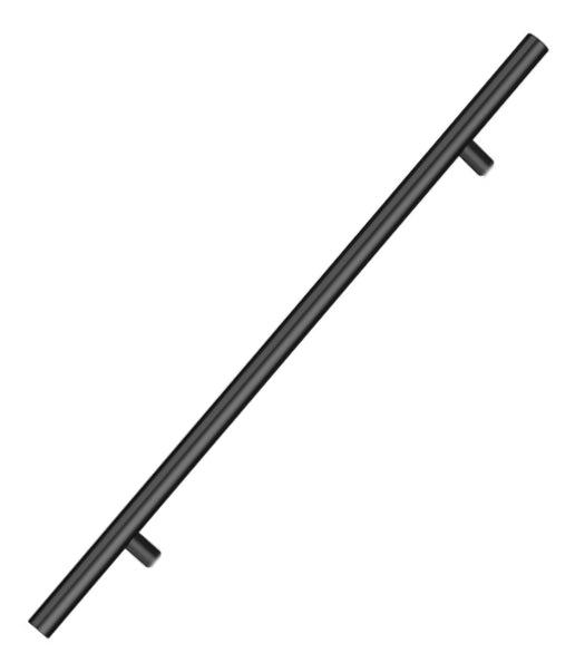36 Inch Black Round Ladder Style Door Pull, SGS HD3600-622