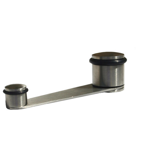 Stainless Steel Floor Mount Glass Door Hold Open &amp; Stop