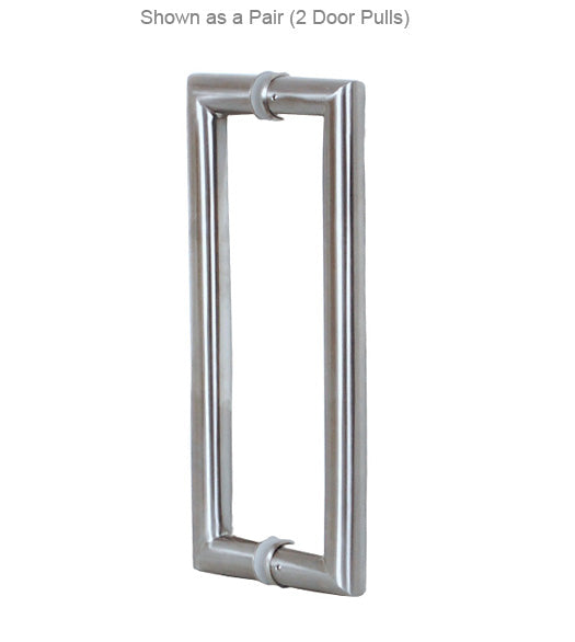14 Inch Contemporary Stainless Steel Door Handle, AHI SIG409-355-630
