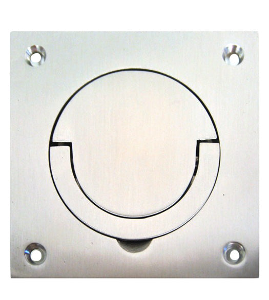 Doorware.com Satin Stainless Steel Contemporary Flush Mount Door Pull, AHI SIG722S-630