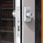 Mechanical Storefront Door Lock - Patented Twist-to-Lock Keyless with No key No code- Absolute Owner Control - Drill-Fr, Easilok SM1850