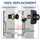 Mechanical Storefront Door Lock - Patented Twist-to-Lock Keyless with No key No code- Absolute Owner Control - Drill-Fr, Easilok SM1850