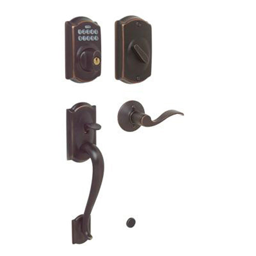 Camelot Keypad Handleset With Accent Lever