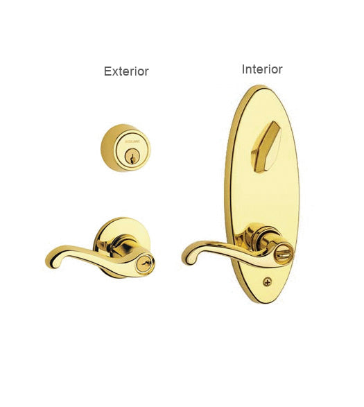 Oval Double Locking Entrance Plate, Schlage S251PD-FLA
