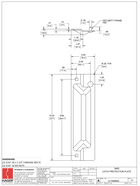Hager 340D Stainless Steel Latch Guard.