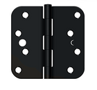 4 x 4 x 5/8 Radius Residential Security Hinge, Deltana S44R5BK-S