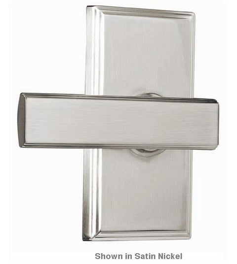 Doorware.com Utica Lever With Rectangular Woodward Rose, Weslock 3700P