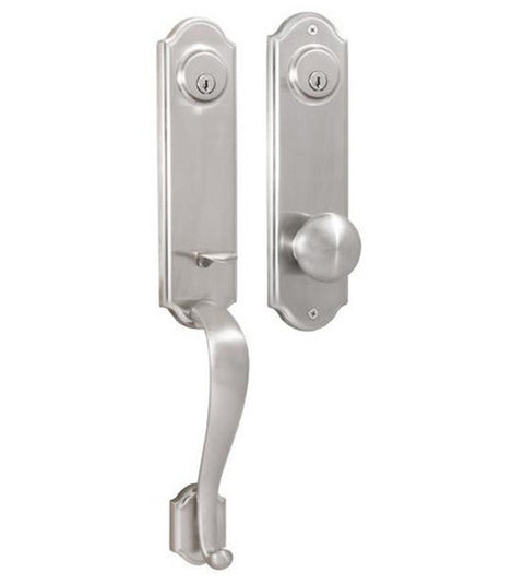 Doorware.com Arched Mansion Double Cylinder Handleset, Weslock 6651/6602