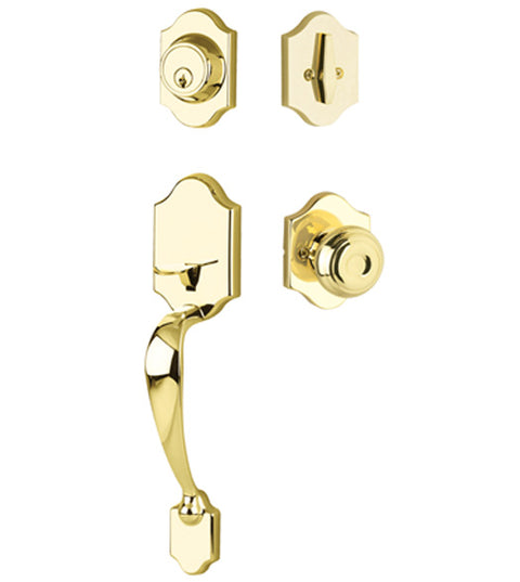Traditional Everly Handleset with Lewiston Knob, Yale YEVY44-LTN