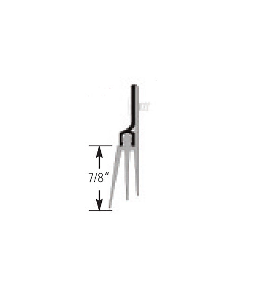 48 Inch Vinyl Triple Blade Door Sweep
