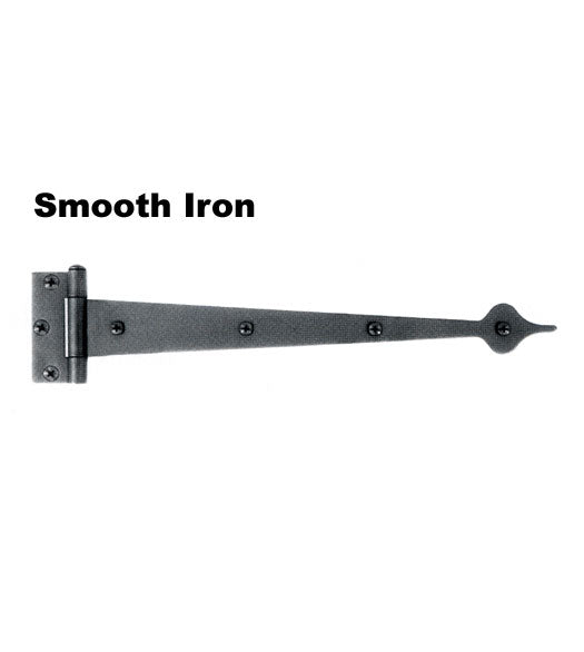 10 Inch Spear Tip Heavy Strap Hinge, Acorn AI5BP