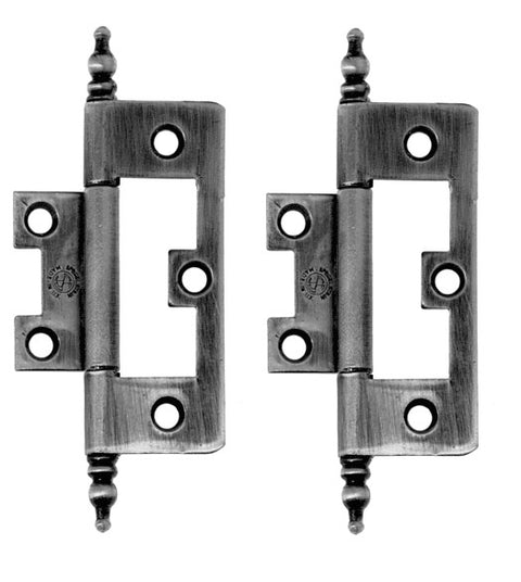 Doorware.com Steel No-Mortise Butt Hinge With Finial, Acorn AJ5BQ