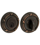 Ribbon and Reed Rose Deadbolt, Fusion B5