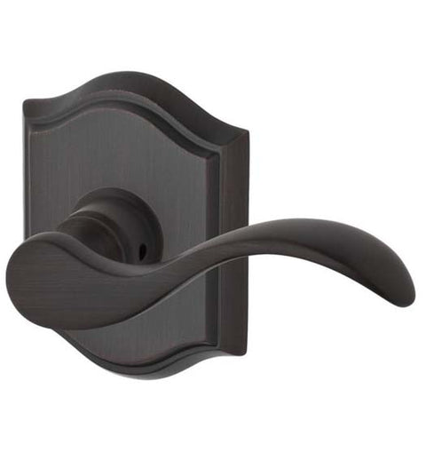 Curve Lever with Traditional Arch Rose, Baldwin CUR-TAR