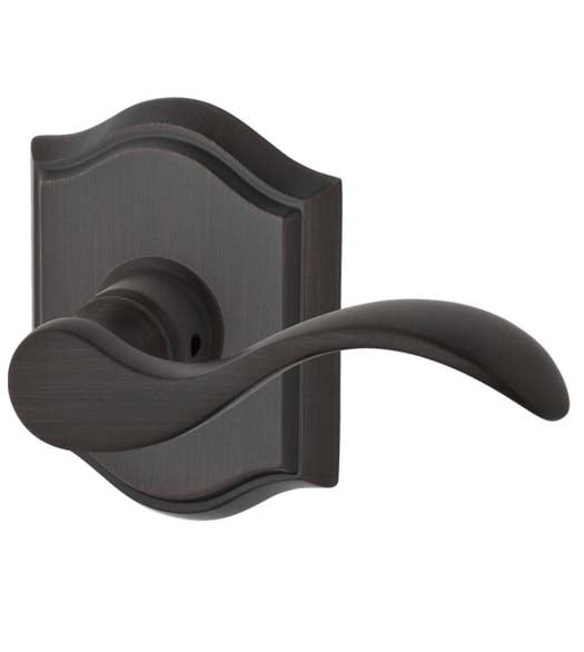 Curve Lever with Traditional Arch Rose, Baldwin CUR-TAR