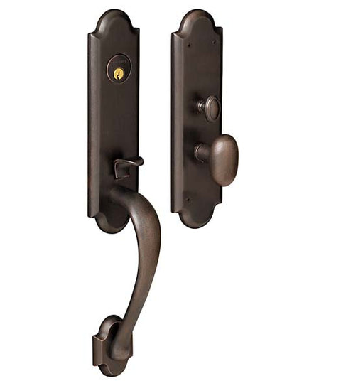 Boulder Forged Brass Handleset, Baldwin M512