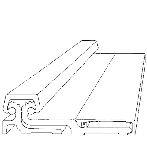 Doorware.com 120 Inch Full Surface Continuous Gear Hinge, Bommer FS120HD