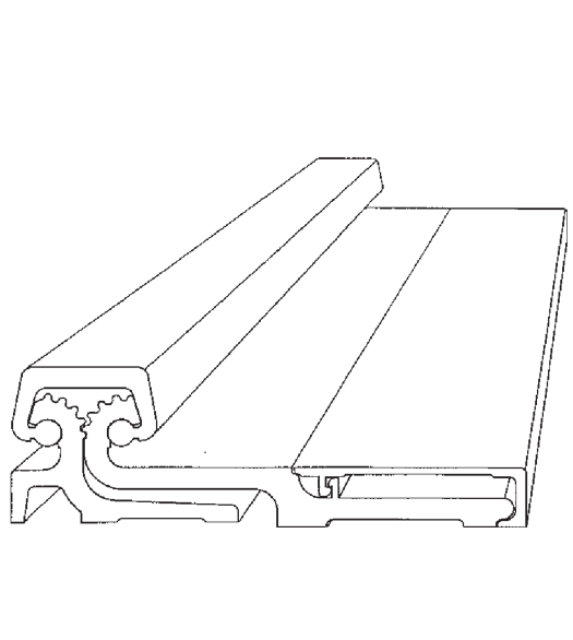 Doorware.com 85 Inch Full Surface Continuous Gear Hinge, Bommer FS85HD