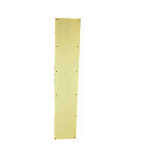 Solid Brass 6 x 28 Industrial Door Push Plate