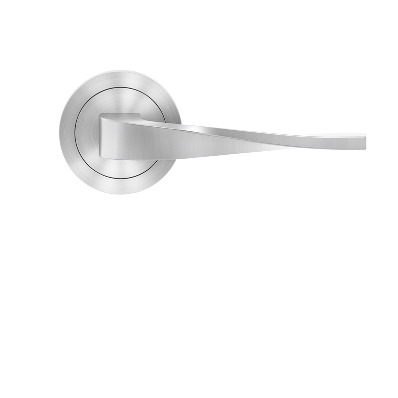 Nevada Lever with 3 Piece Round Rose, Karcher Design UER88