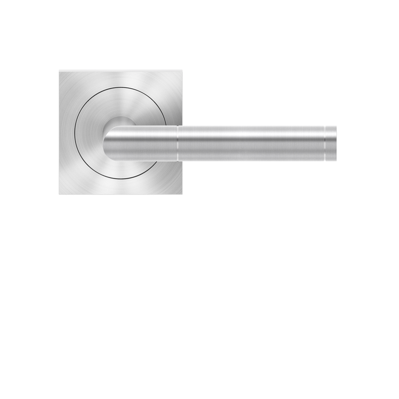Rio Steel Lever with 3 Piece Square Rose, Karcher Design UERQ34