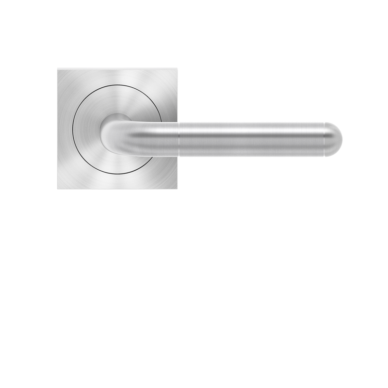 Lignano Steel Lever with 3 Piece Square Rose, Karcher Design UERQ35