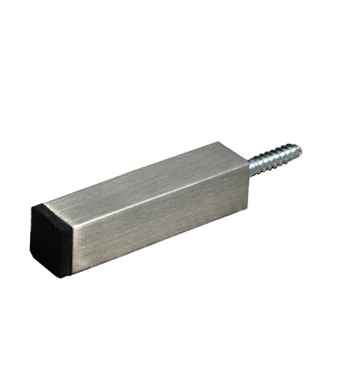 Doorware.com 3-1/4 Contemporary Square Stainless Steel Wall Mount Door Stop, FII-SQDS325-US32D