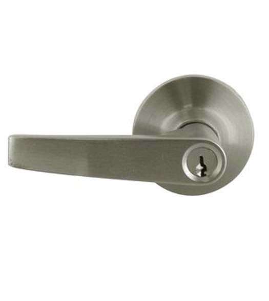 Morant Satin Nickel Keyed Lever, Deltana 6411-15