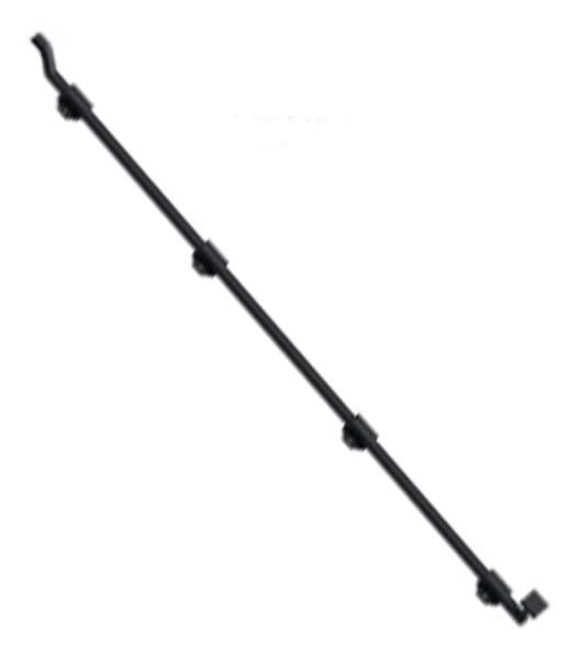 42 Inch Modern Offset Surface Bolt, Deltana FPGM42