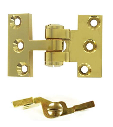 Solid Brass Intermediate Pivot Hinge, Pair, Deltana SBIH2510