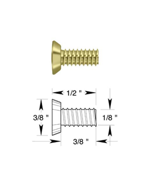 Machine Screw 12 x 1/2, Bag of 600, Deltana SCMS1205