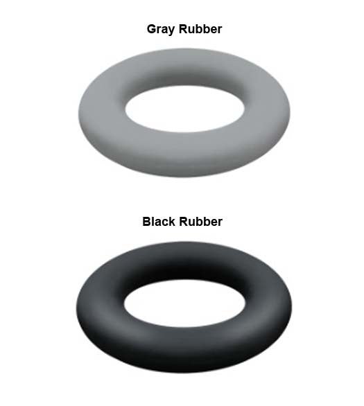 Replacement Rubber Door Stop Ring, Deltana UFB4505RUB