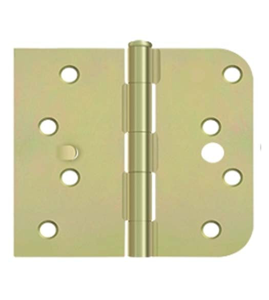 4 x 4-1/4 x 5/8 Radius Leaf x Square Corner for Fiberglass Doors, Pair, Deltana S41/4058U