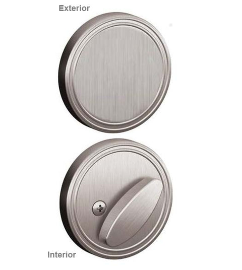 Schlage Dexter One-Sided Deadbolt With Exterior Plate, JD81