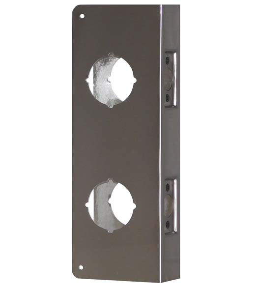 5-1/2 Inch Center to Center Double Lock Wrap Around Plate for 2-3/4 Backset,  Don-Jo 258-CW