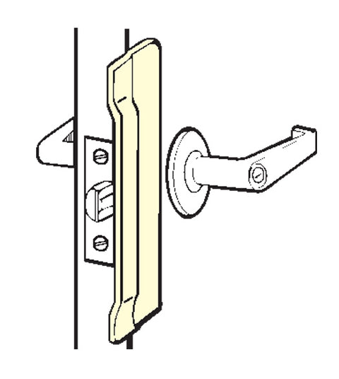 Commercial Door Stainless Security Latch Guard Plate, Don-Jo CLP-106-630