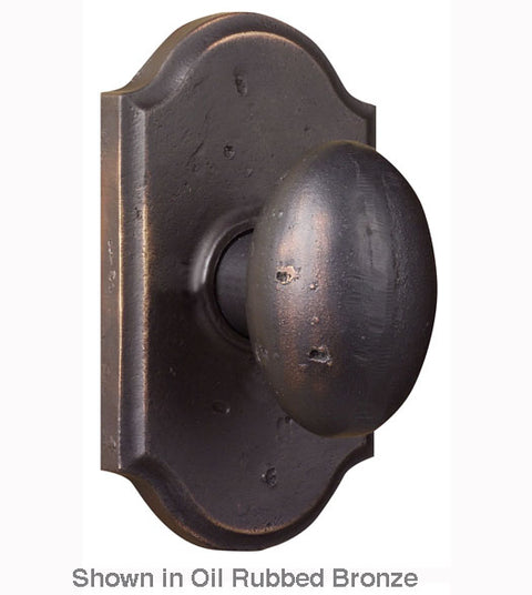 Doorware.com Molten Bronze Durham Knob With Premiere Rose, Weslock 7100M