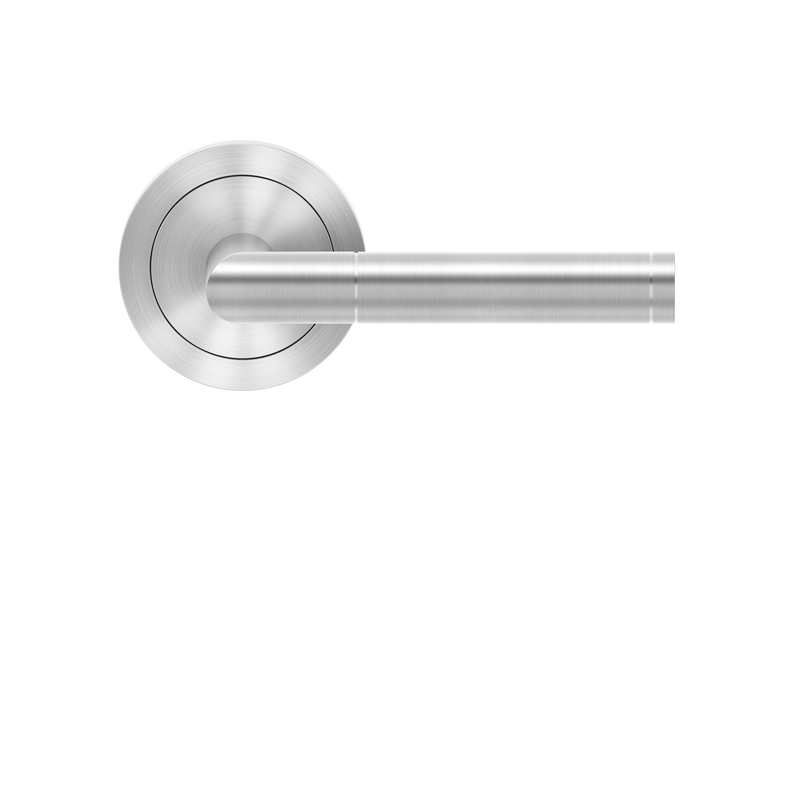 Rio Steel Lever with 3 Piece Round Rose, Karcher Design UER34