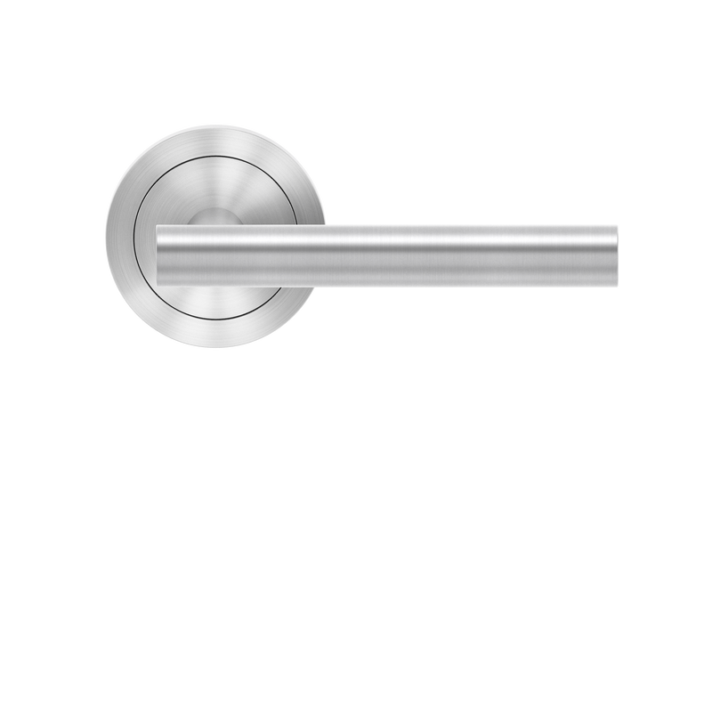 Manhattan Lever with 3 Piece Round Rose, Karcher Design UER21