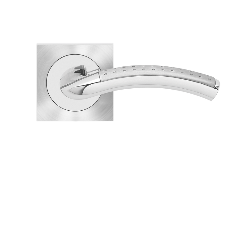 Phoenix Lever with 3 Piece Square Rose, Karcher Design UERQ40