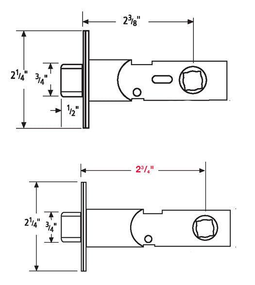 Doorware.com Latch for Fusion Knobsets