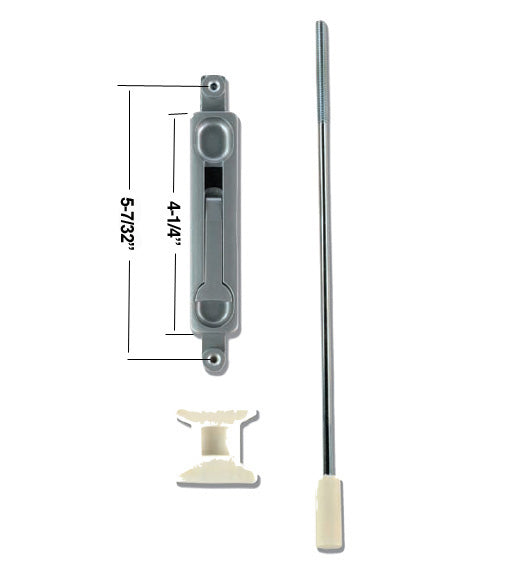 12 Inch Store Front Door Flush Bolt, Global TH1100-FB3