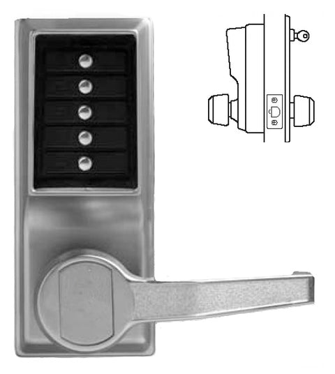 Simplex Keypad Entry Lever Lock, KABA L1011