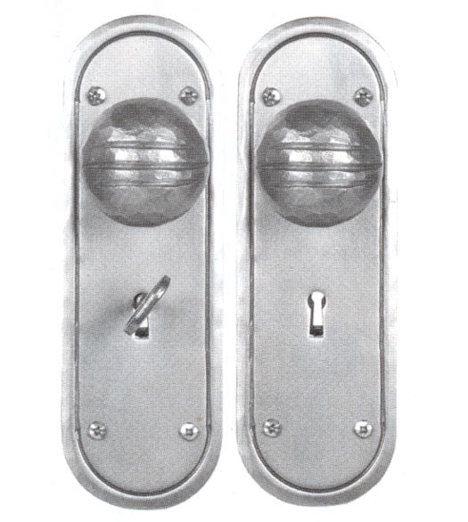 Doorware.com Stainless Steel Skeleton Key Mortise Lockset With Ball Knob, Acorn KTTJI