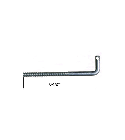 6-1/2 Inch Standard Length L Bolts, Pair