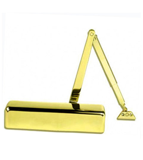 LCN 4040XP  Polished Brass Super Smoothee Grade 1  Door Closer